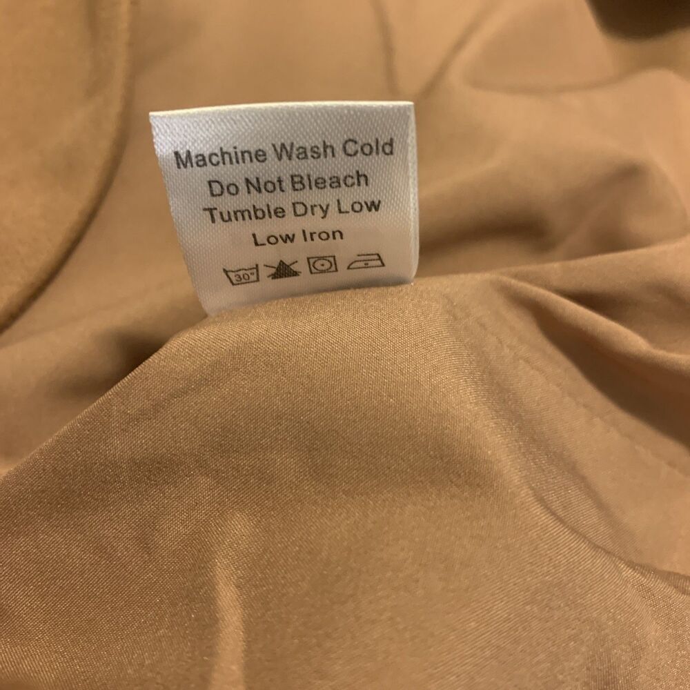 TUCKERNUCK Womens Camel Emerson Coat Dress XXL Career Office Minimalist Preppy - Picture 15 of 16